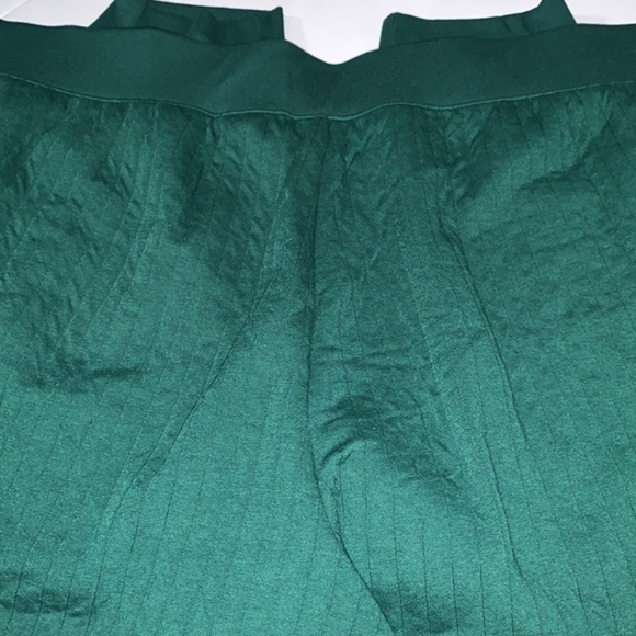 A New Day Plus Size Women's Mid-Rise Ankle Fleece Jogger Pants - Green‎ - Picture 4 of 14